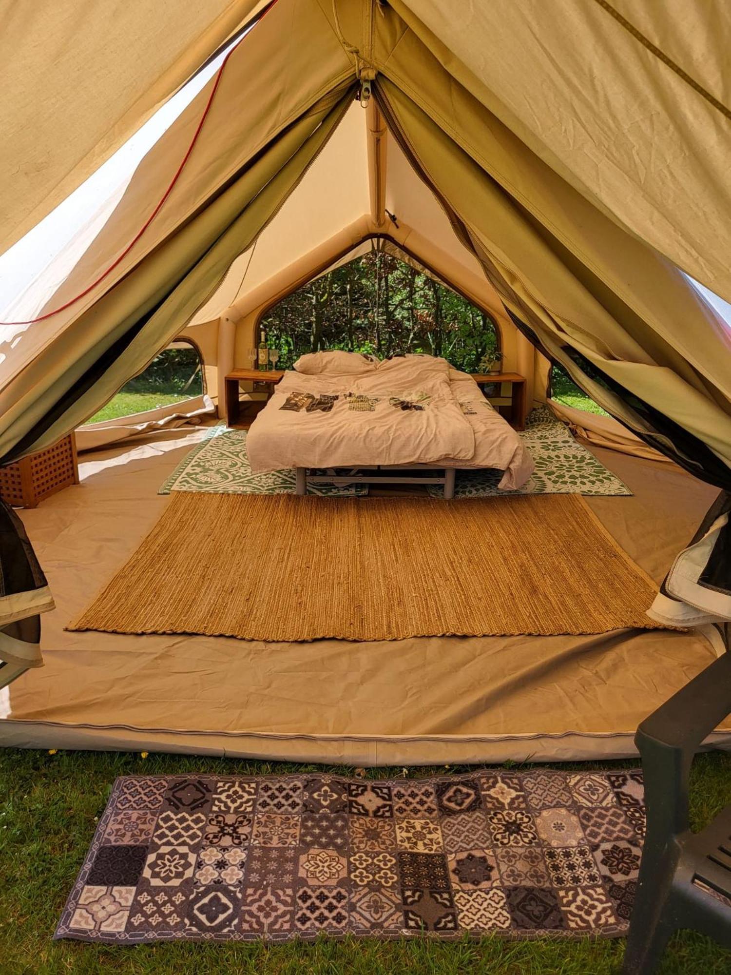 Sfeervolle Tipi Tent Dicht Bij De Kust. Schagerbrug Exteriör bild